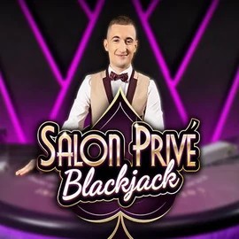 Blackjack Salon Privé logo by Ezugi at Wild Robin Casino