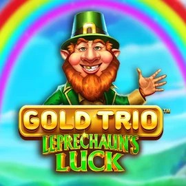 Gold Trio Leprechaun's Luck logo – Slots by Playtech at Wild Robin Casino