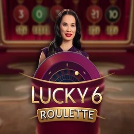 Lucky 6 Roulette online game logo by Pragmatic Play on wildrobincasinos-espana.com