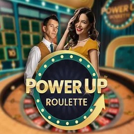 PowerUP Roulette game by Pragmatic Play – logo hosted on Wild Robin Casino