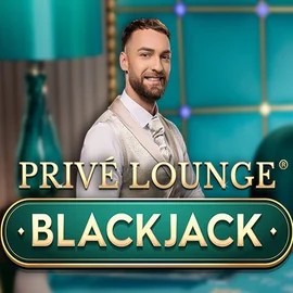 Privé Lounge Blackjack slot logo by Pragmatic Play at Wild Robin Casino