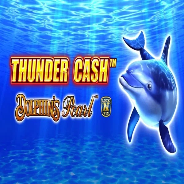 Slots logo of Thunder Cash Dolphins Pearl from Novomatic at Wild Robin Casino