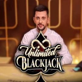 Unlimited Blackjack game by Ezugi – logo hosted on Wild Robin Casino